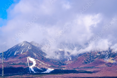 【冬山】冠雪の八ヶ岳 