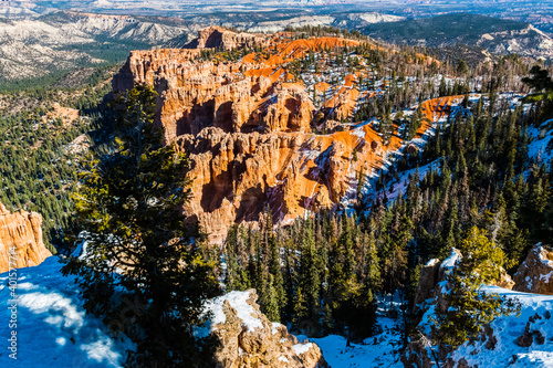 The Promontory From Rainbow Point, Bryce Canyon National Park, Utah, USA