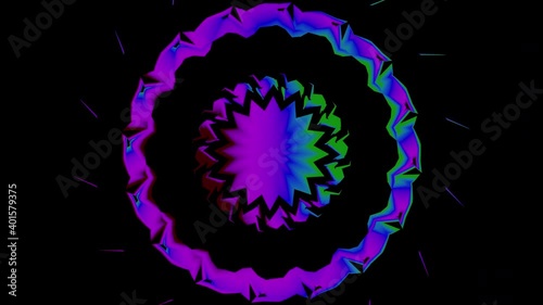 blue and purple fractal