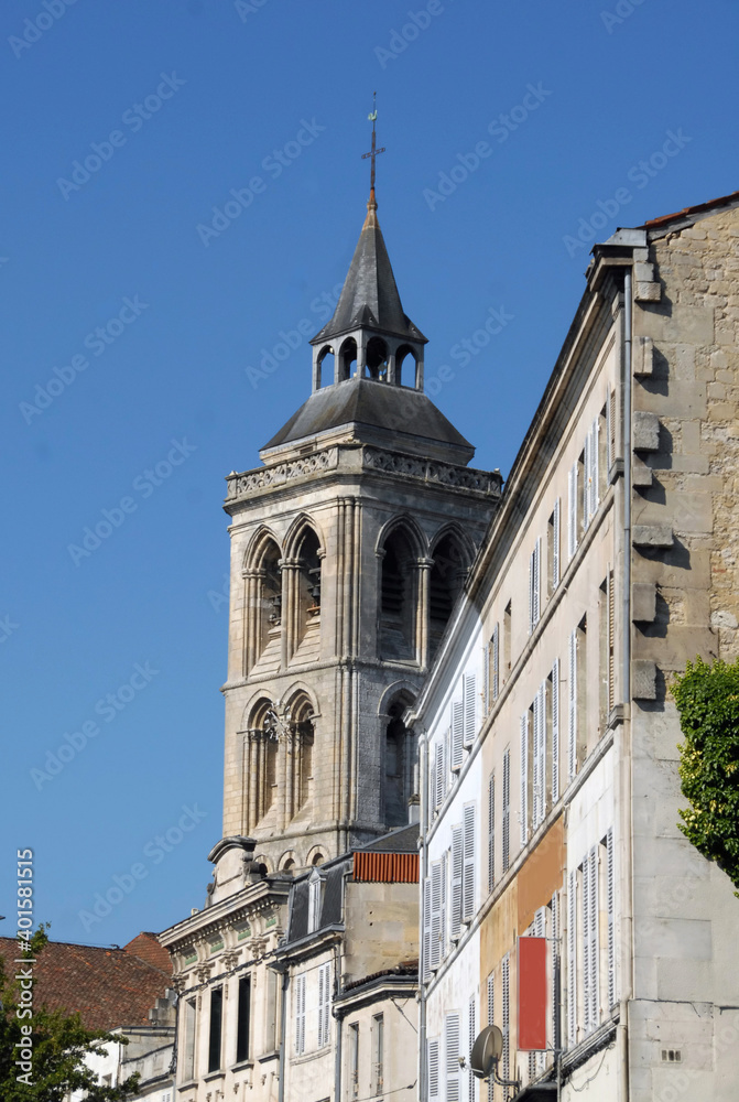 Ville de Cognac, département de la Charente, France