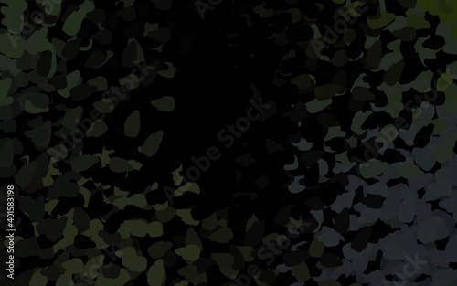 Dark Gray vector backdrop with memphis shapes.