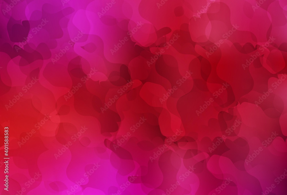 Light Red vector backdrop with memphis shapes. Light Red vector backdrop with memphis shapes.