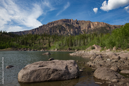 Ghost Lake and Bristol Head, San Juan Mountains of Colorado