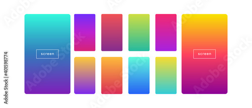 soft color background. modern style colorful screen vector design for mobile app. soft colors gradients
