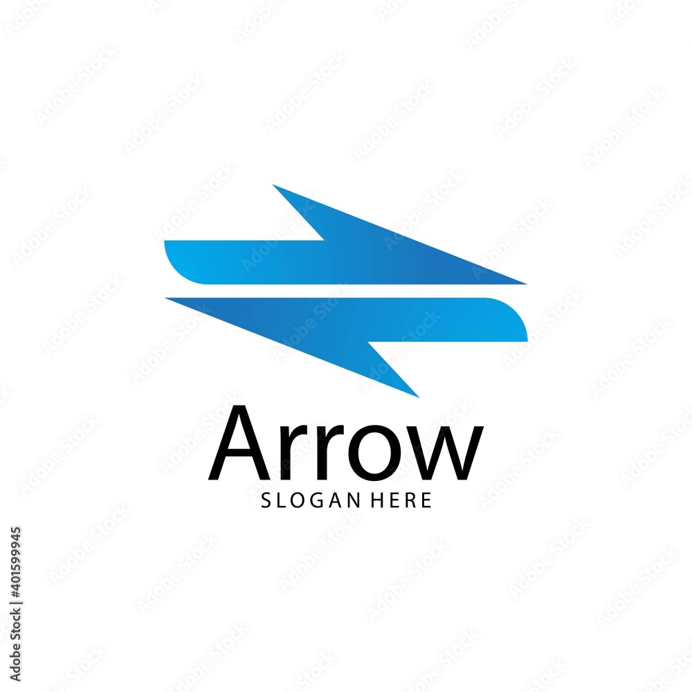 Arrow illustration logo Arrow illustration logo