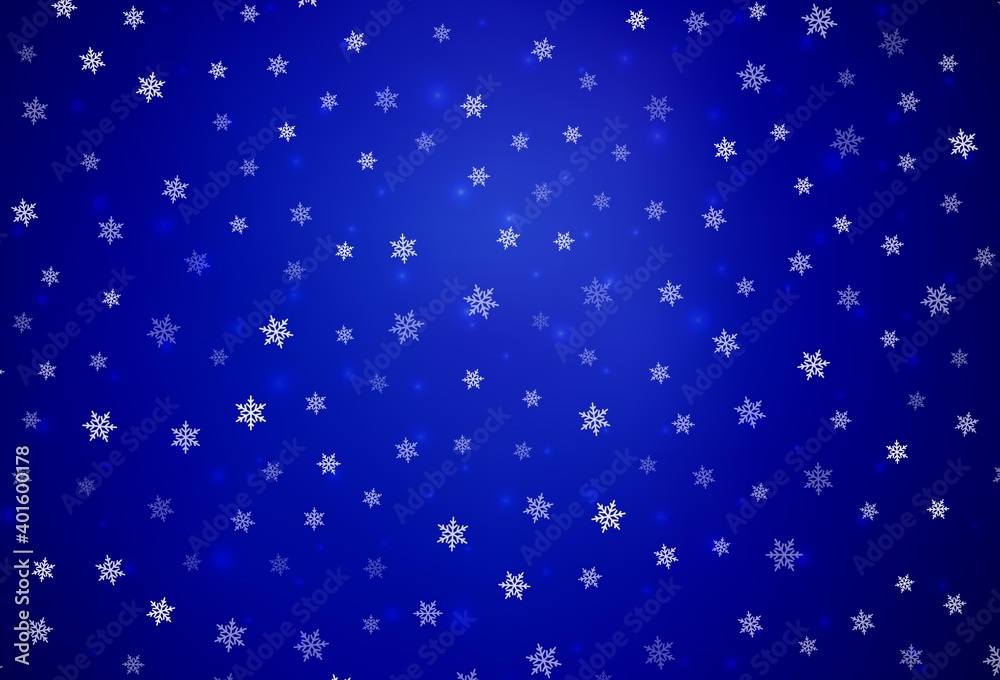 Dark BLUE vector backdrop in holiday style. Dark BLUE vector backdrop in holiday style.