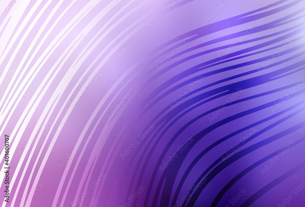 Light Purple, Pink vector template with bent lines. Light Purple, Pink vector template with bent lines.