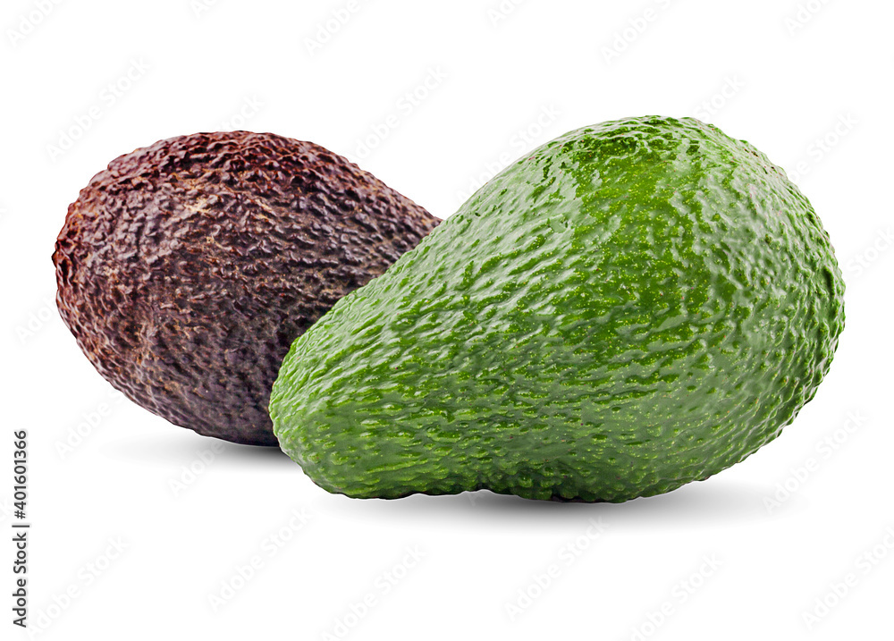 avocado isolated on a white background. avocado isolated on a white background.
