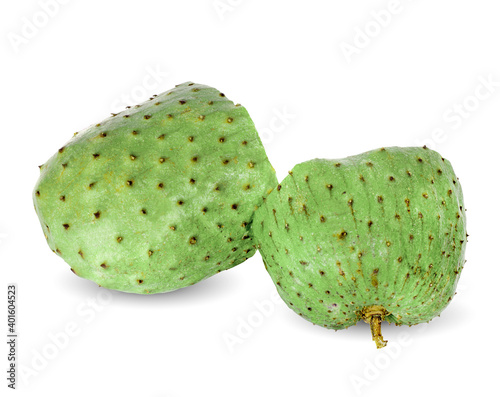 Annona muricata isolated on white background photo