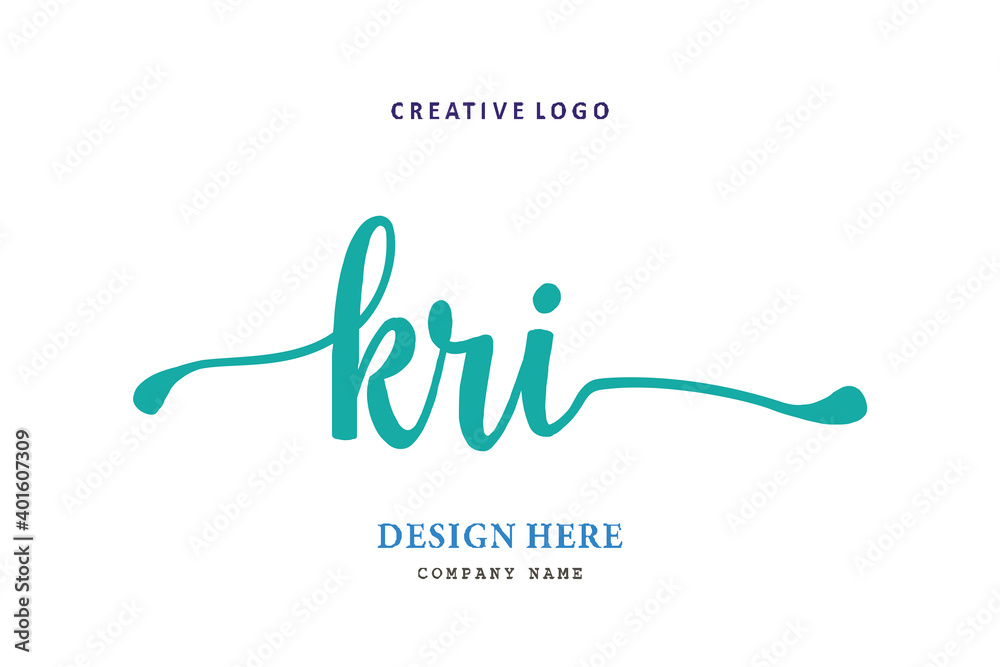 KRI lettering logo is simple, easy to understand and authoritative KRI lettering logo is simple, easy to understand and authoritative