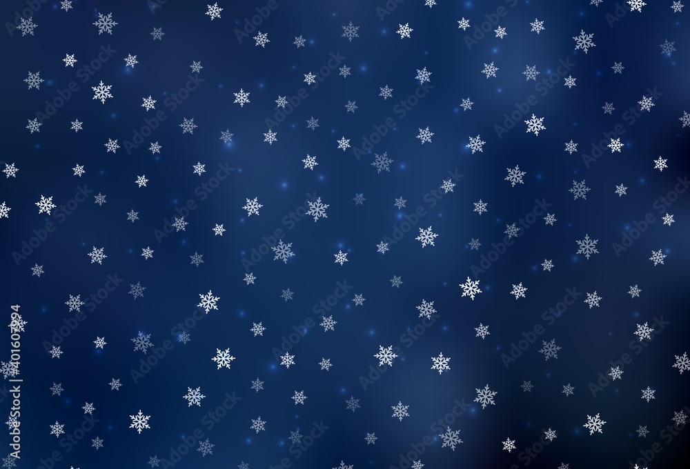 Dark BLUE vector backdrop in holiday style. Dark BLUE vector backdrop in holiday style.