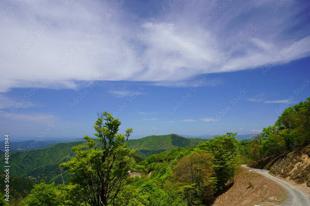 おにゅう峠（鯖街道、滋賀・福井県境）PassRoad ONYU-TOGE,Shiga-Fukui