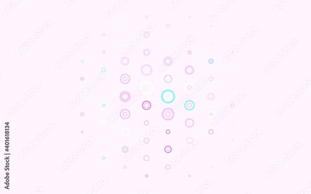 Light Purple, Pink vector layout with circle shapes. Light Purple, Pink vector layout with circle shapes.