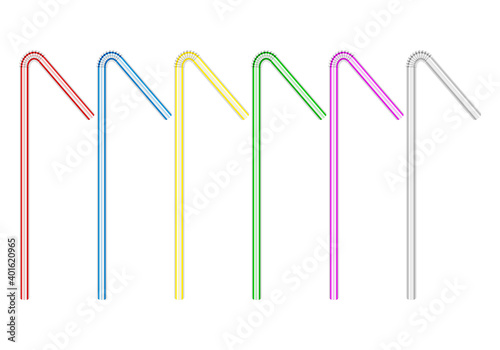 Drinking straw set