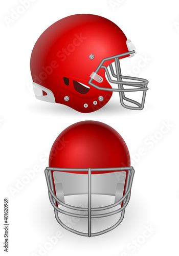 Football helmet set