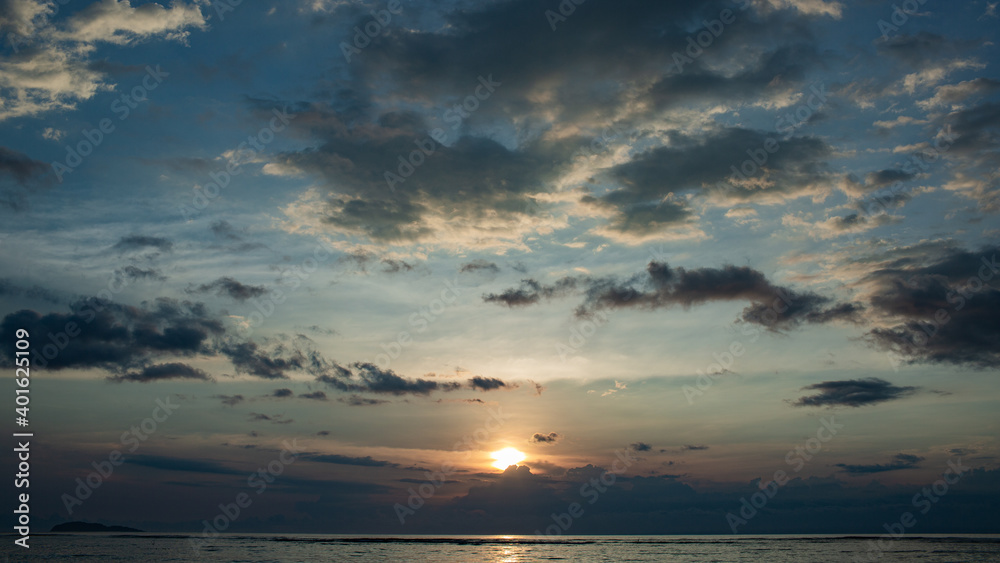 Fototapeta premium amazing sunset. high quality photos