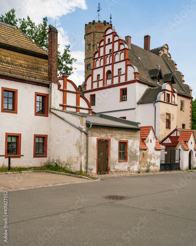 Wasserschloss Windischleuba in Windischleuba, Landkreis Altenburger Land, Thüringen, Deutschland © dina
