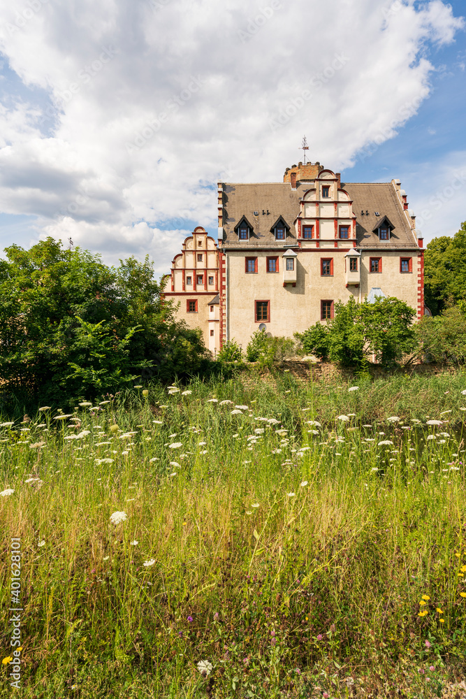 Wasserschloss Windischleuba in Windischleuba, Landkreis Altenburger Land, Thüringen, Deutschland