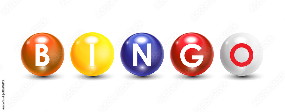 Realistic Ball Lottery Numbers Icon Background Vector Illustrati Realistic Ball Lottery Numbers Icon Background Vector Illustrati