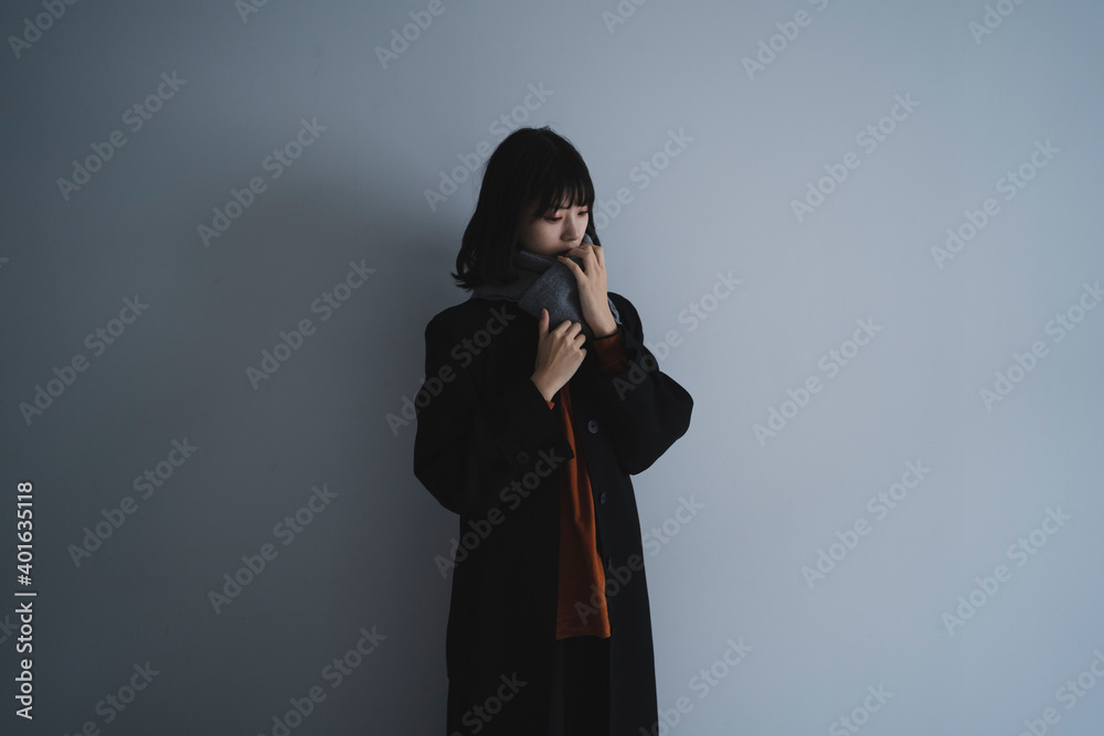 冬ファッションの女性 冬ファッションの女性