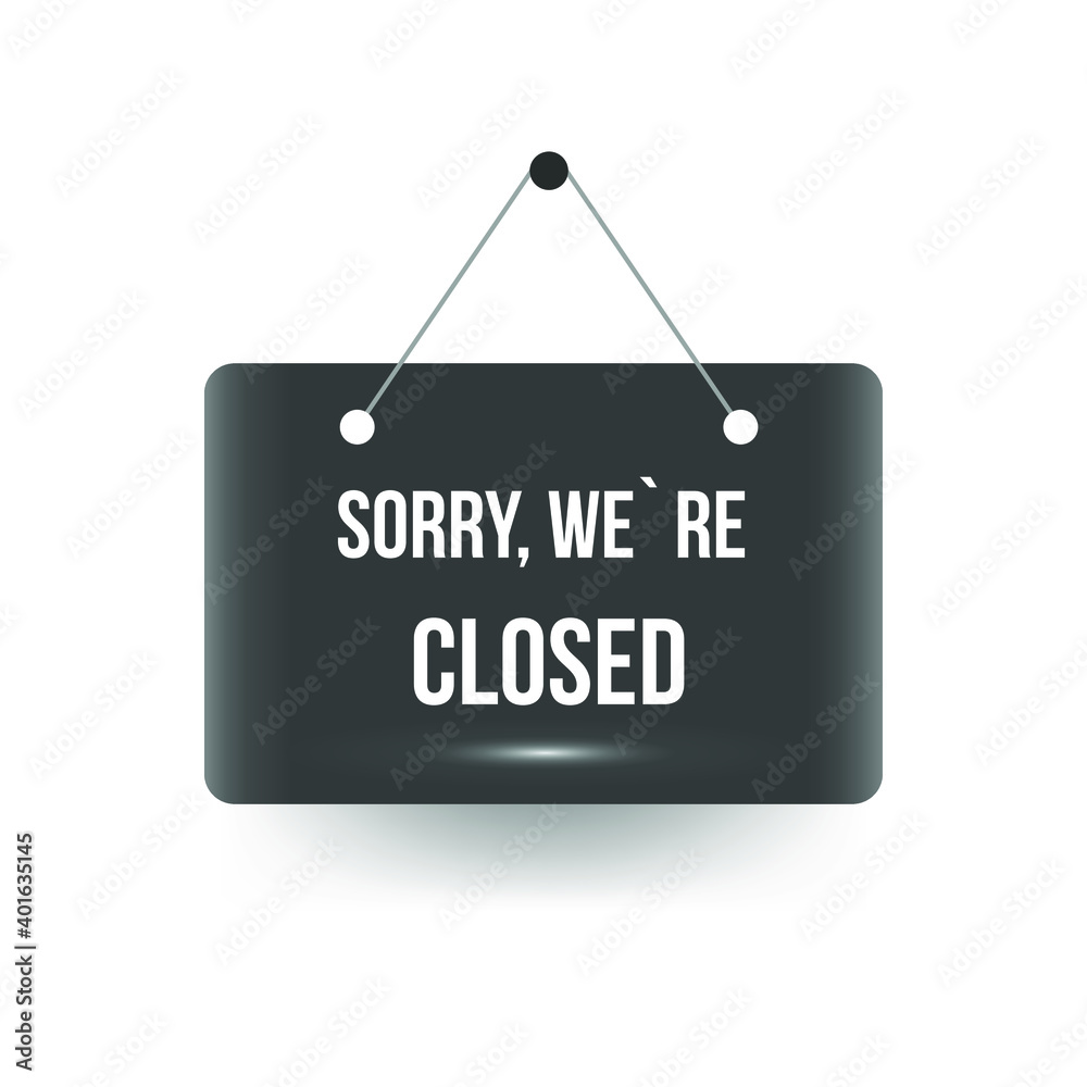 Close banner icon. message, information, outdoor, border for web and mobile app on white background Close banner icon. message, information, outdoor, border for web and mobile app on white background