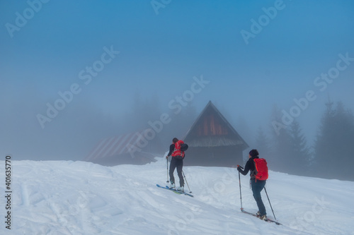 Ski mountaineering in the Julian Alps, Friuli-Venezia Giulia, Italy