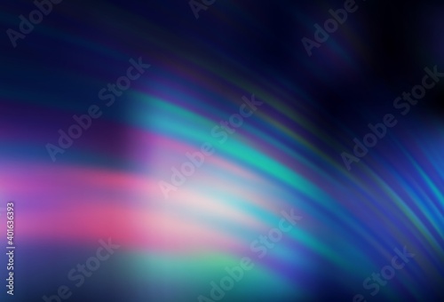 Dark Blue  Red vector blurred bright template.