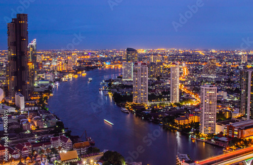 Canvas Print Bangkok in the night