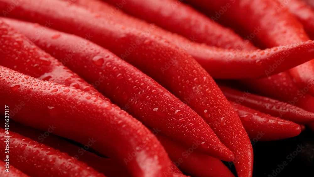 red hod chili pepper close up red hod chili pepper close up
