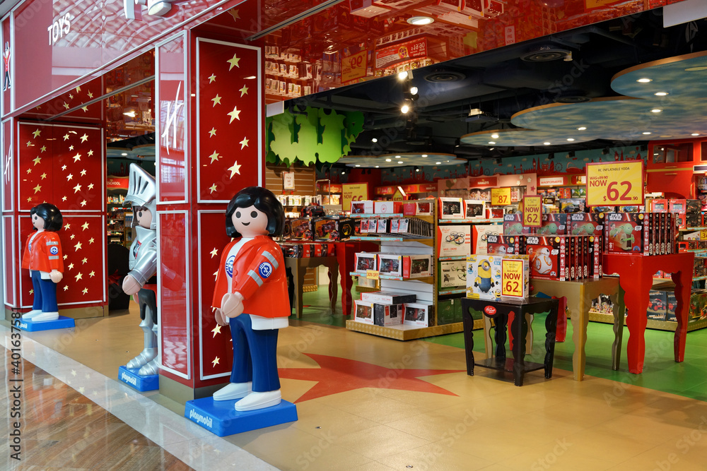 Popular Hamleys Toy Store at Marina Bay Sands Mall Singapore. Hamleys
