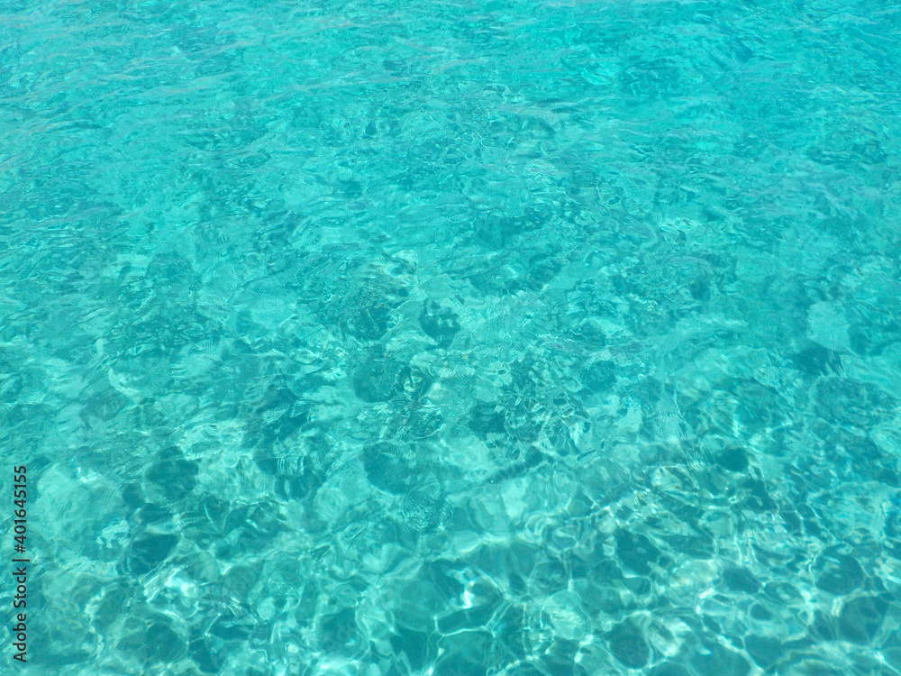 Fototapeta premium blue water in Mediterranean Sea