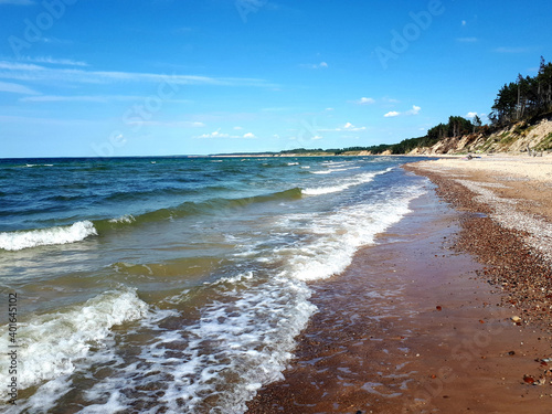 beautiful blue Baltic sea