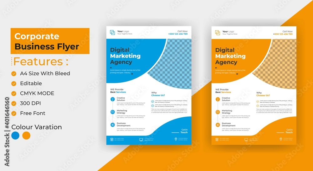 Creative professional corporate business flyer Creative professional corporate business flyer