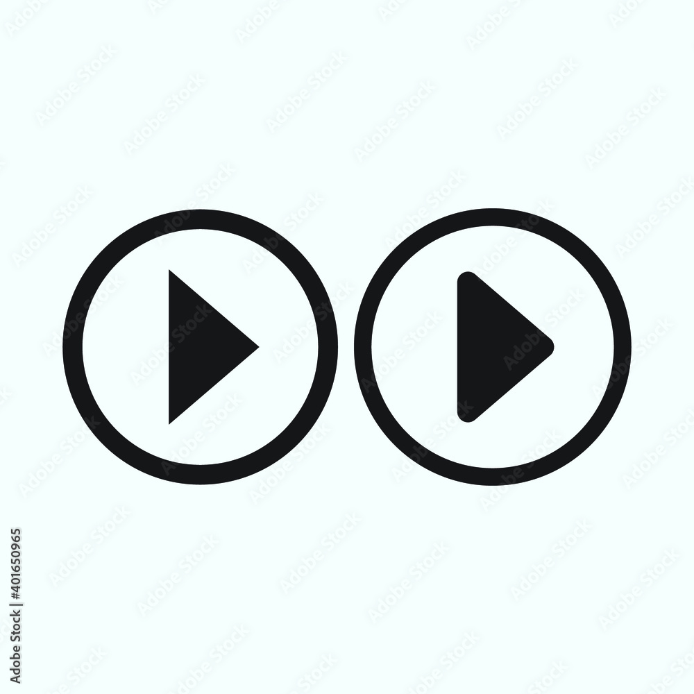 play button icon play button icon