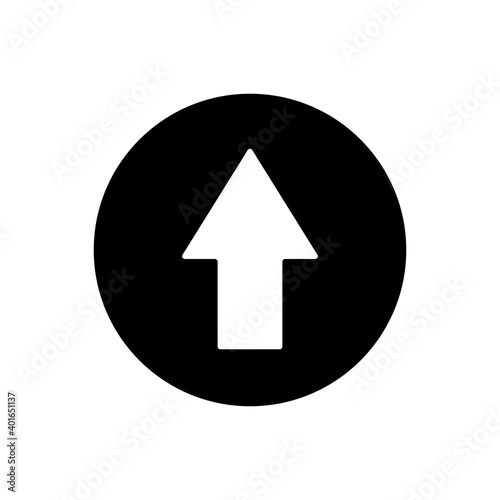 Free Download Rising arrow outline icon. Symbol, logo illustration for mobile concept and web design. - GFXLoad