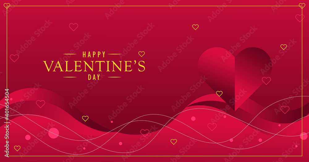 happy valentines background, vector eps 10
