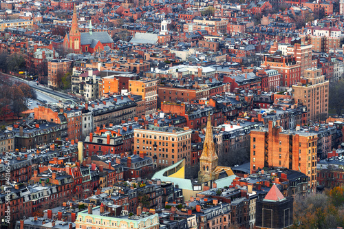 Aerial View of Boston Neighborhoods