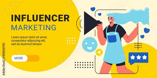 iInfluencer Marketing Horizontal Banner