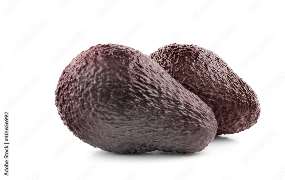 avocado isolated on white background avocado isolated on white background