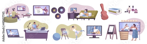 Hobby Online Icons Collection