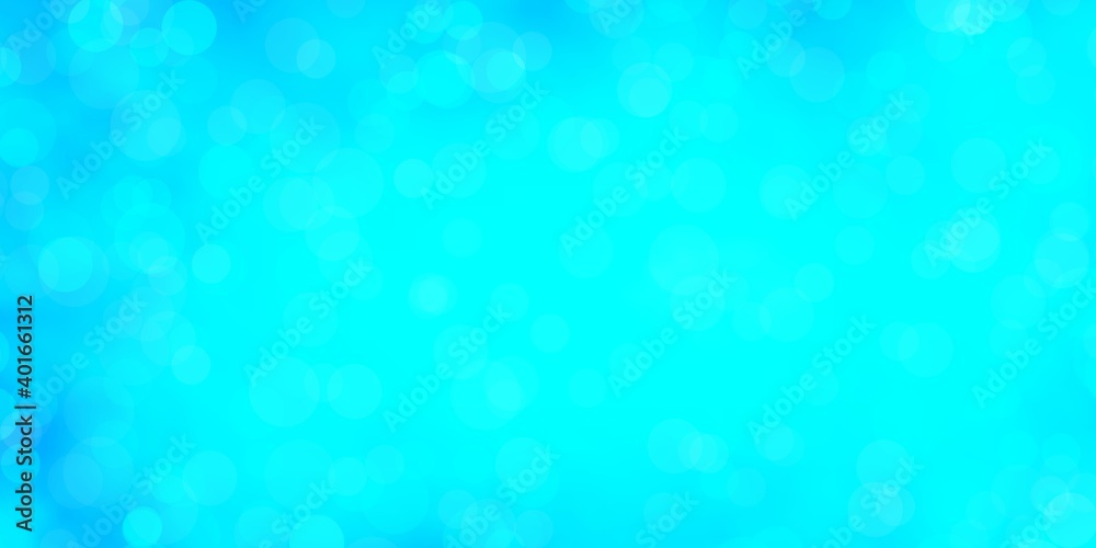 Light BLUE vector backdrop with circles.