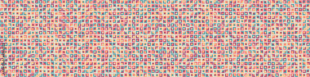 Abstract Geometric Pattern generative computational art illustration