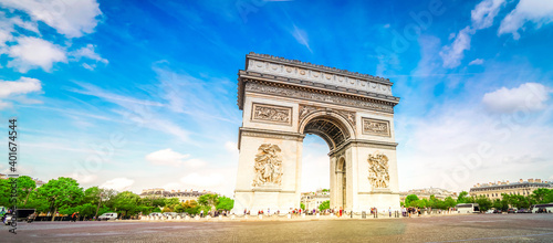 Photography Arc de triomphe, Paris, France