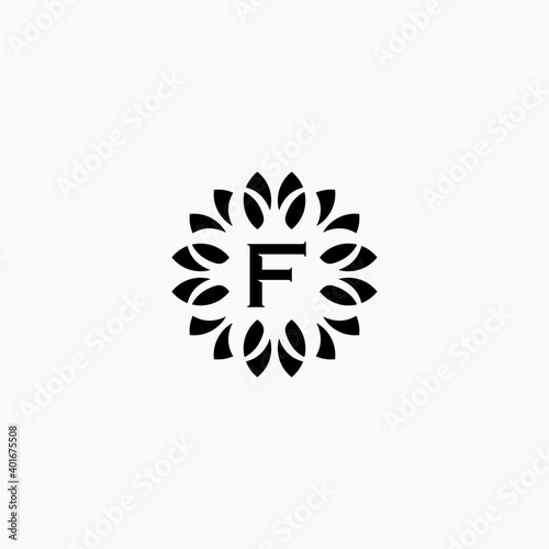 monogram letter F logo design, fashion inspiration