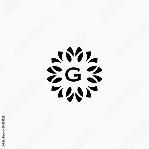 monogram letter G logo design, fashion inspiration