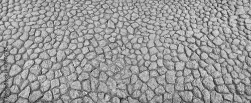 Perfect stone pavement with a beautiful pattern.