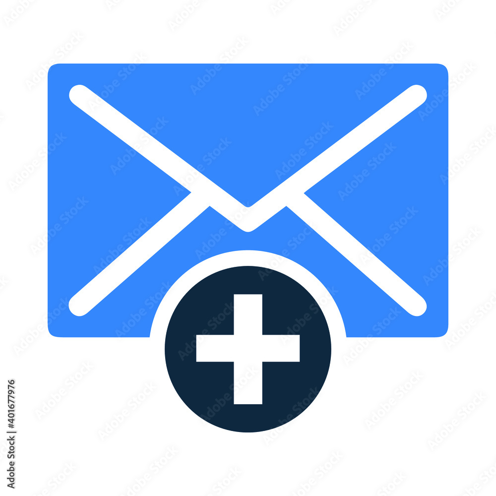 Obraz premium Communication, email icon. Editable vector isolated on a white background.