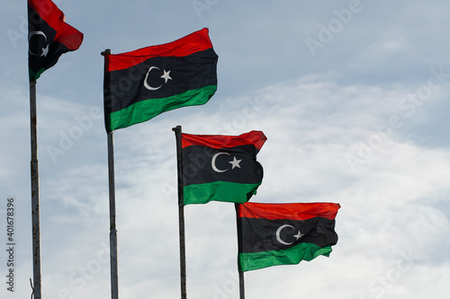Flag of the state of Libya
The flag of Libya was originally introduced in 1951, following the creation of the Kingdom of Libya.