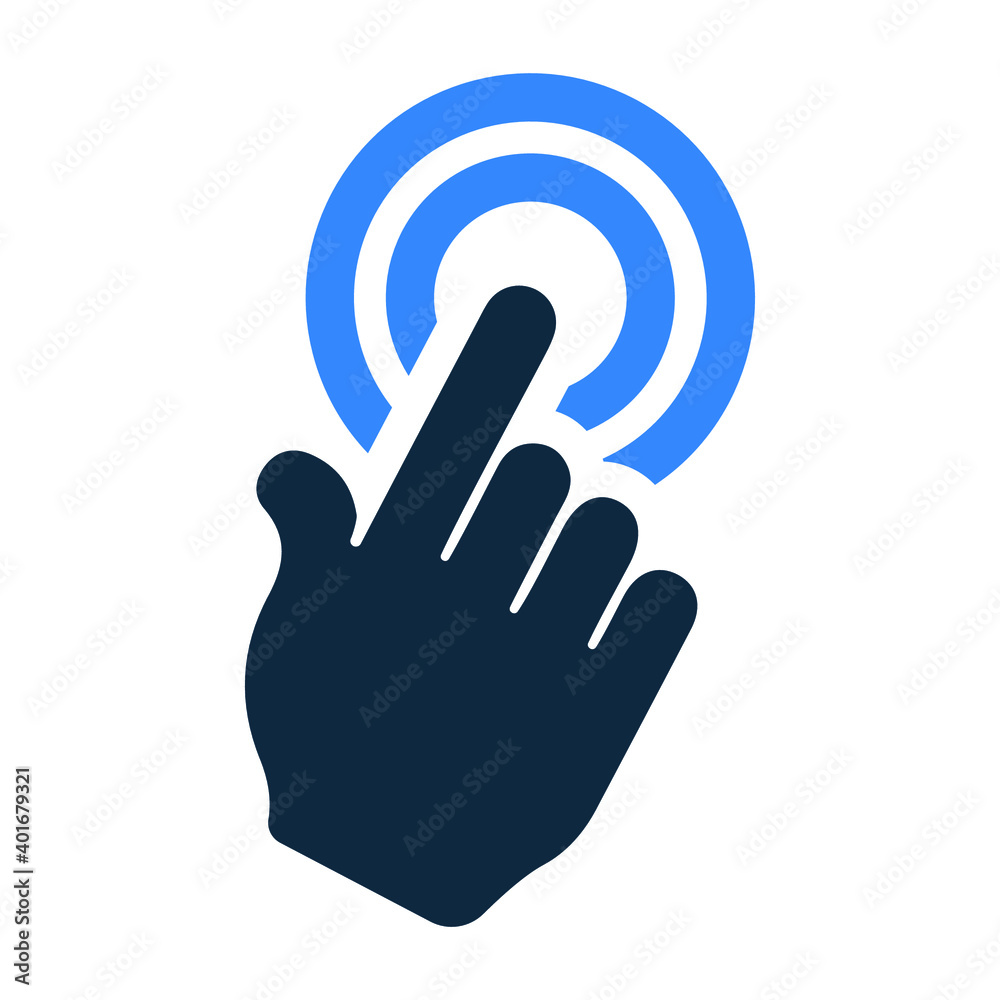 Gesture, touch screen icon. Editable vector isolated on a white background. Gesture, touch screen icon. Editable vector isolated on a white background.