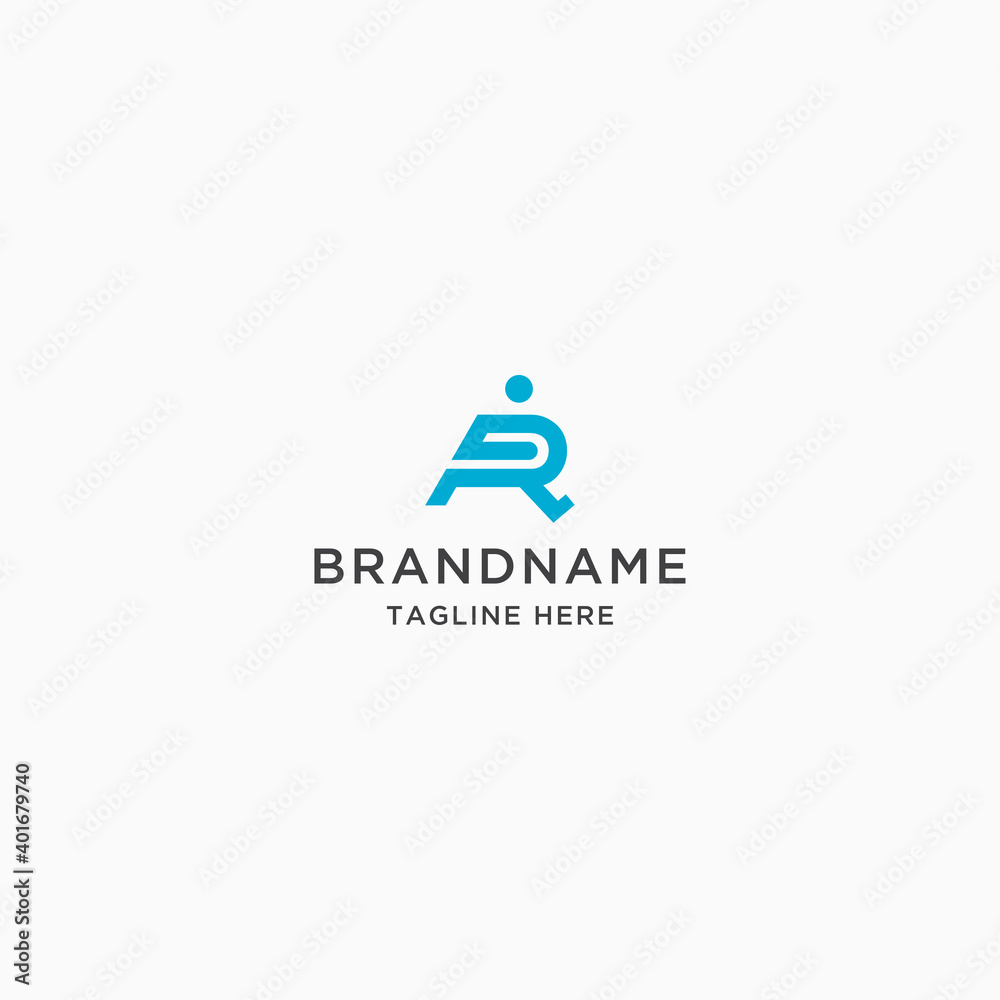Letter R Run logo icon design template vector Letter R Run logo icon design template vector